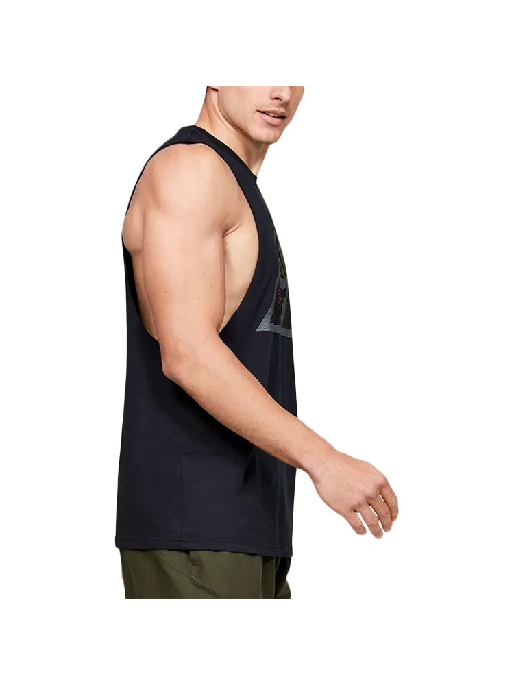 Спортивный топ Under Armour Project Rock Mana Tank Top 'Black' 1351589-001 — изображение 4 из 5, черный