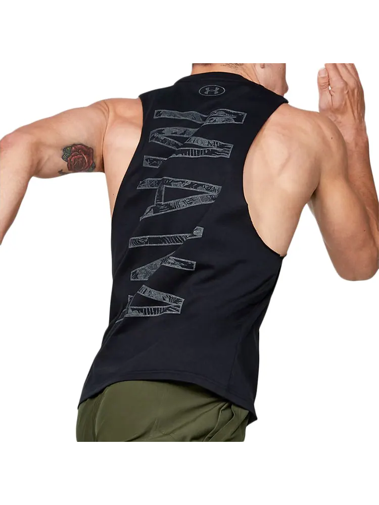 Спортивный топ Under Armour Project Rock Mana Tank Top 'Black' 1351589-001 — изображение 5 из 5, черный