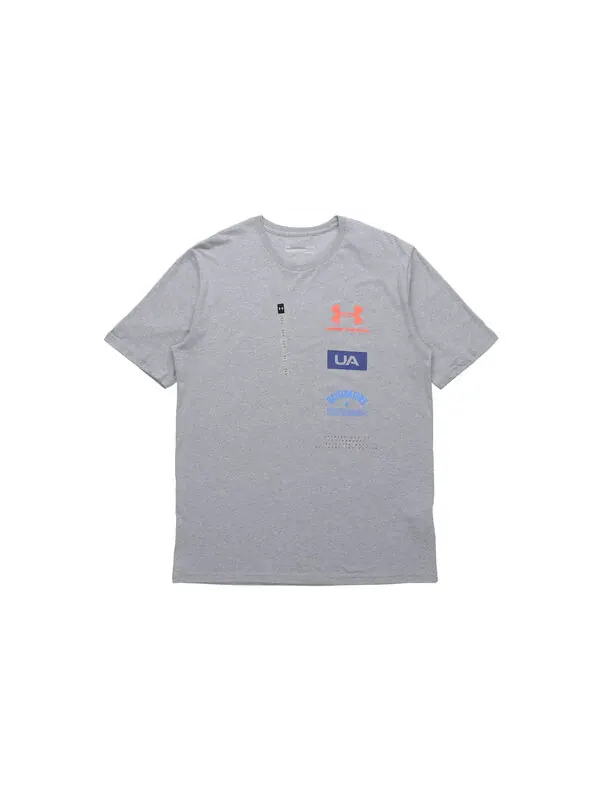 Футболка originators of performance back tee Under Armour — изображение 2 из 4, светлый серый