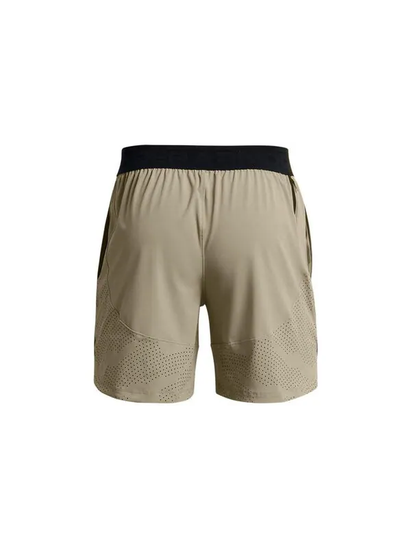 Шорты stretch woven sports shorts 'grey green' Under Armour — изображение 2 из 4, серый/зеленый
