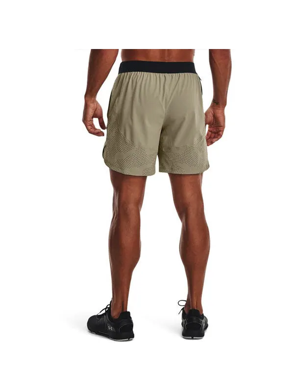 Шорты stretch woven sports shorts 'grey green' Under Armour — изображение 4 из 4, серый/зеленый