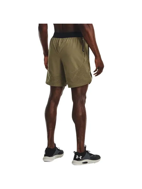 Шорты stretch woven shorts 'olive green' Under Armour — изображение 4 из 4, оливковый зеленый