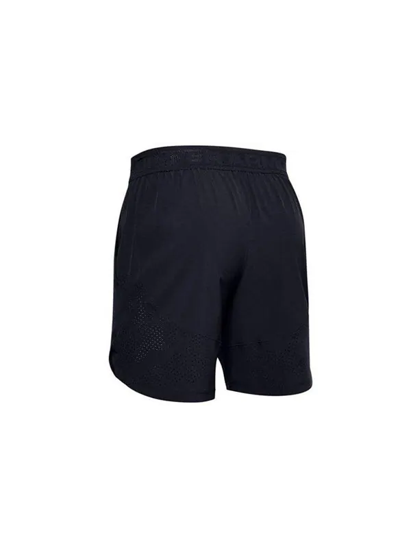Шорты stretch woven shorts 'black' Under Armour — изображение 2 из 4, черный