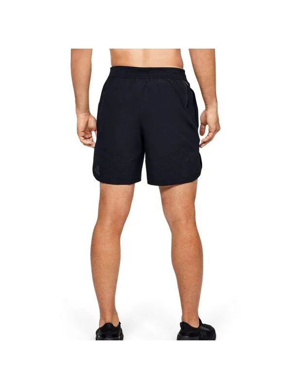 Шорты stretch woven shorts 'black' Under Armour — изображение 4 из 4, черный