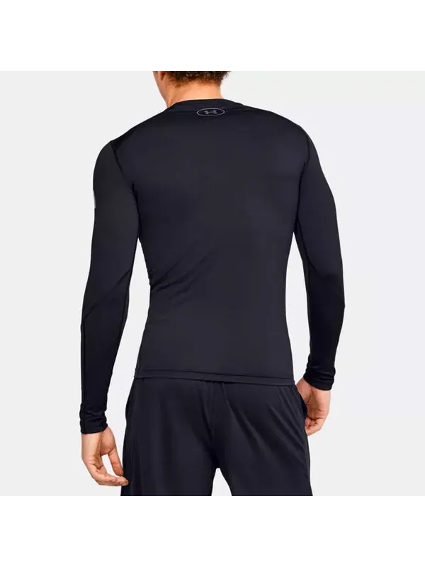 Футболка men's ua heatgear armour long sleeves sports long sleeves black Under Armour — изображение 4 из 4, черный