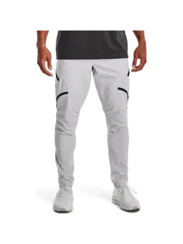 Брюки unstoppable cargo pants 'grey' Under Armour — изображение 3 из 4, серый