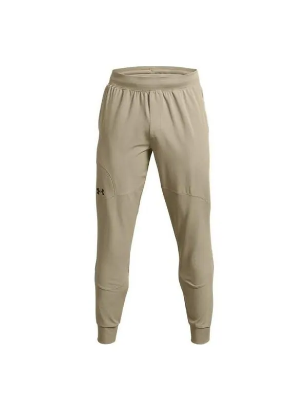 Брюки ua unstoppable joggers 'beige' Under Armour — изображение 1 из 4, бежевый