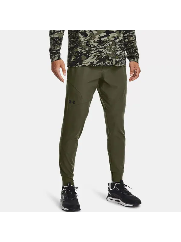 Брюки unstoppable joggers 'marine od green' Under Armour — изображение 4 из 4, зеленый