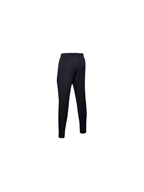 Брюки unstoppable tapered pants 'black' Under Armour — изображение 2 из 4, черный