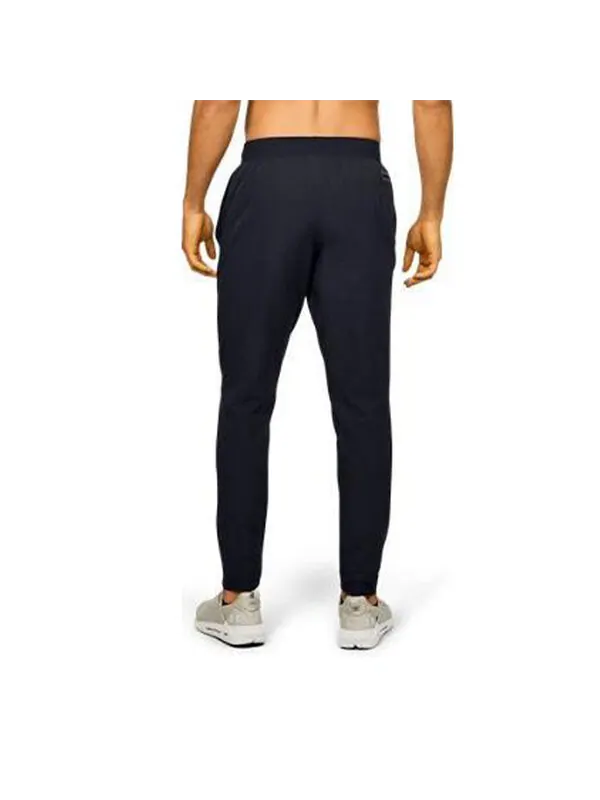 Брюки unstoppable tapered pants 'black' Under Armour — изображение 4 из 4, черный