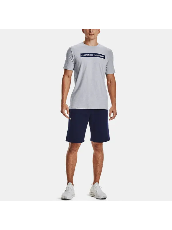 Футболка men's bar originators of performance short sleeve grey Under Armour — изображение 3 из 4, серый