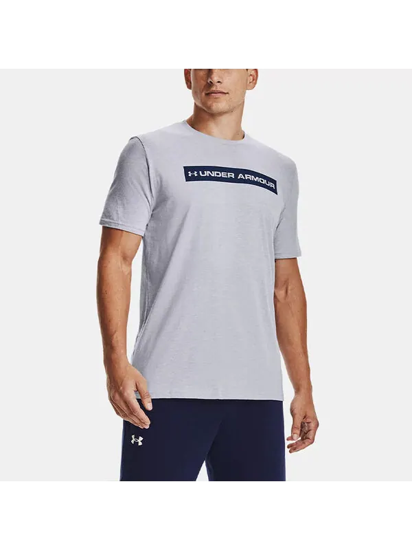 Футболка men's bar originators of performance short sleeve grey Under Armour — изображение 4 из 4, серый