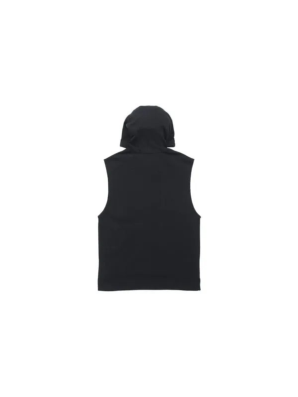 Футболка men's project rock training sports hooded sleeveless black Under Armour — изображение 2 из 4, черный