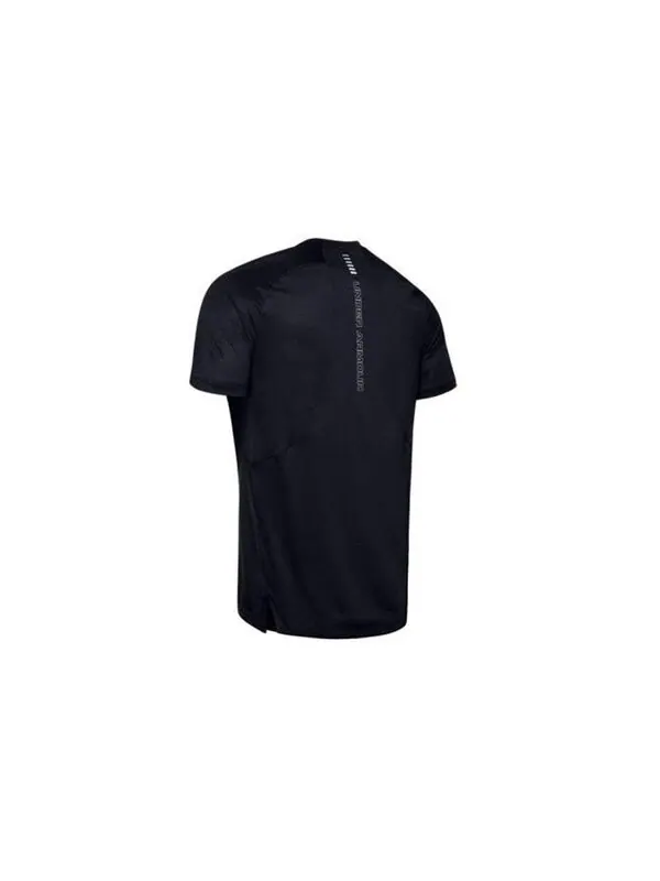 Футболка qualifier iso-chill running t-shirt 'black' Under Armour — изображение 3 из 3, черный
