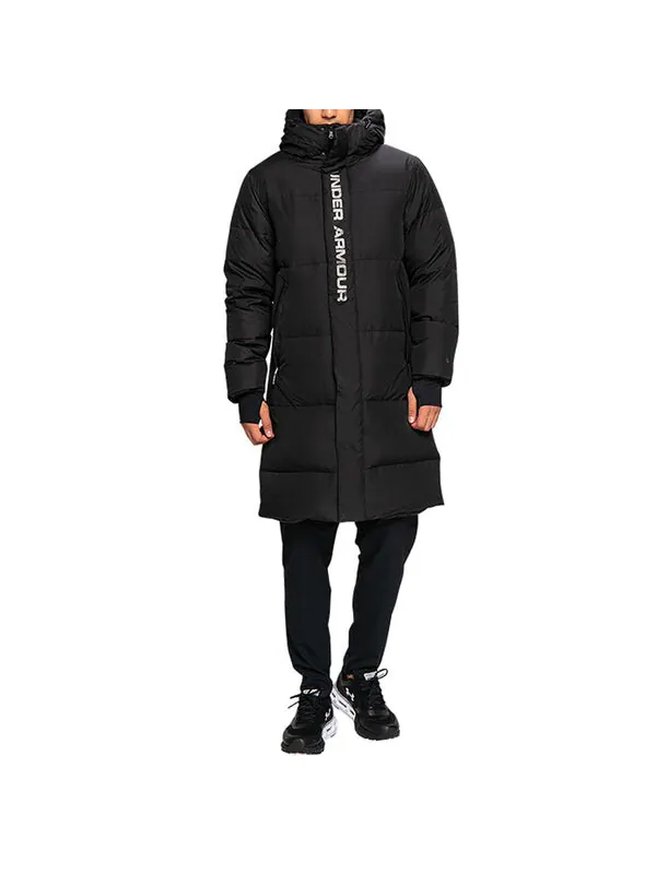 Куртка bench coat fleece jacket 'black' Under Armour — изображение 3 из 4, черный