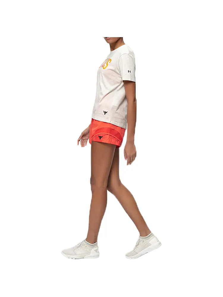 Футболка (WMNS) Under Armour Project Rock Tee White — изображение 6 из 8, белый