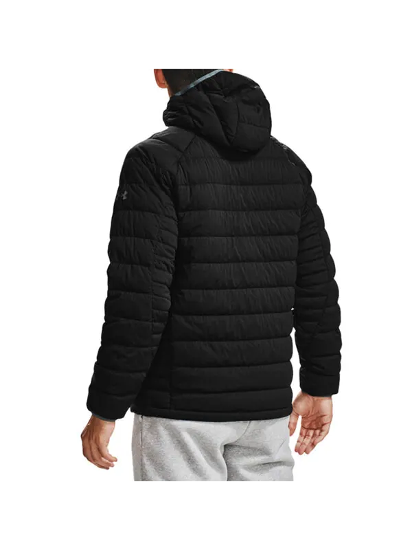 Куртка packable stretch fleece down jacket 'black' Under Armour — изображение 2 из 2, черный