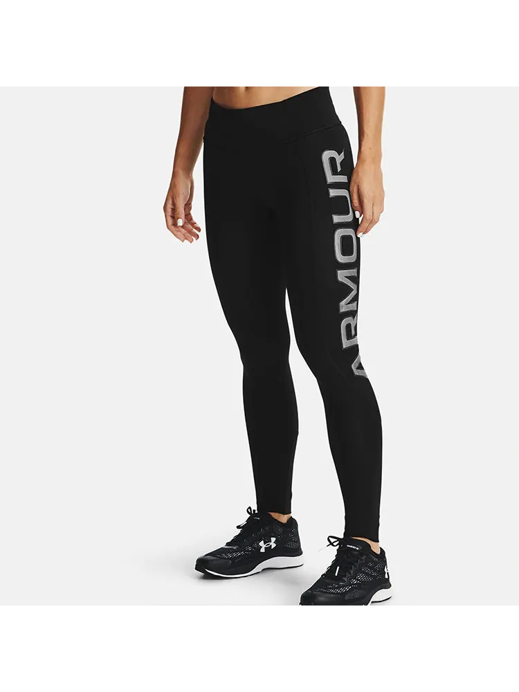 Леггинсы (WMNS) Under Armour Qualifier Ignight ColdGear Leggings 'Black' — изображение 4 из 5, черный