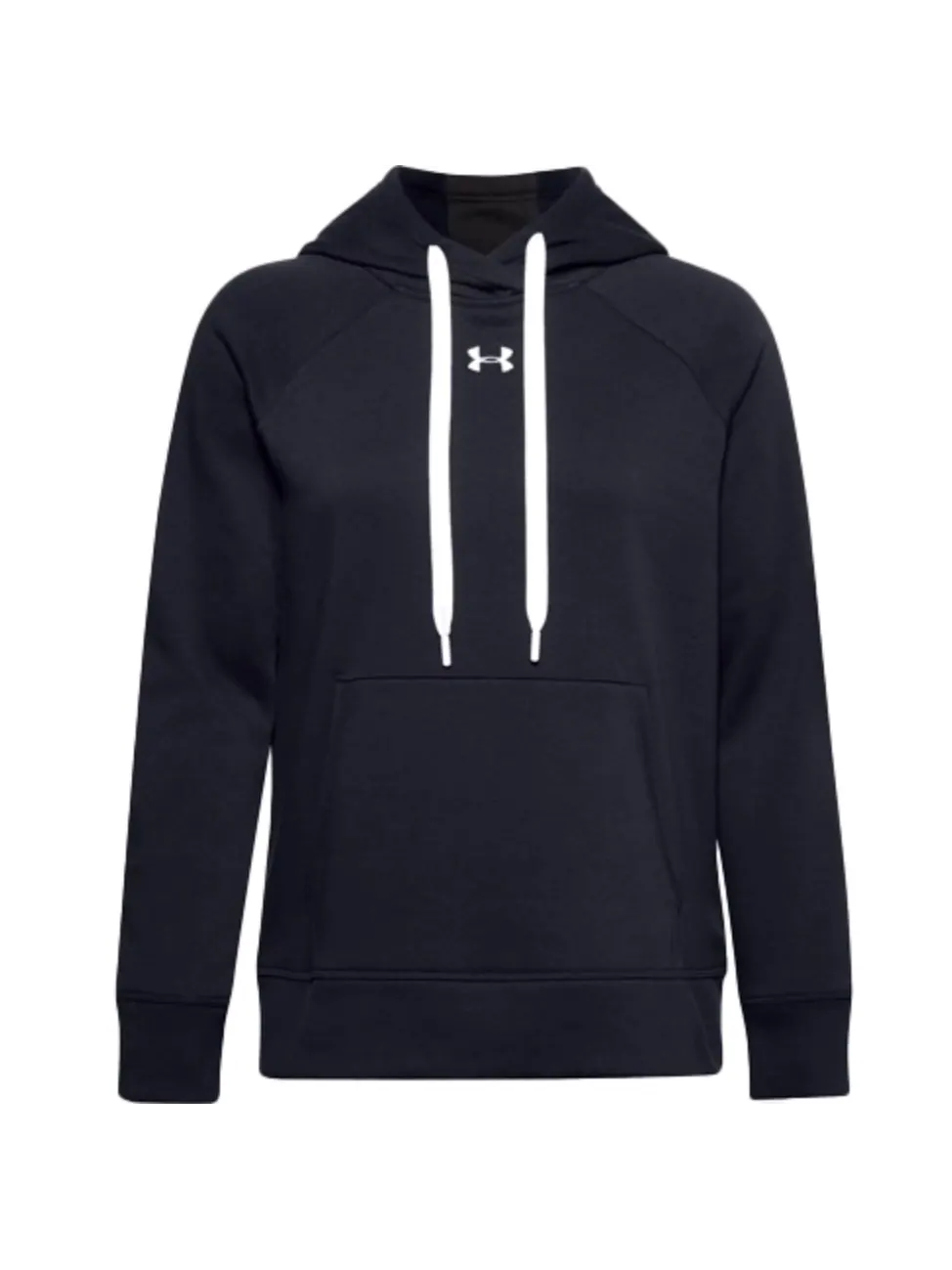 Худи Under Armour Sweatshirts Women's Hooded Moderate Regular — изображение 1 из 4, черный/белый