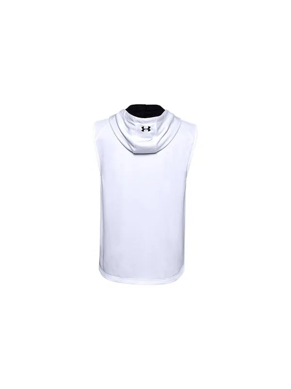 Толстовка curry sleeveless hoodie 'white' Under Armour — изображение 2 из 2, белый