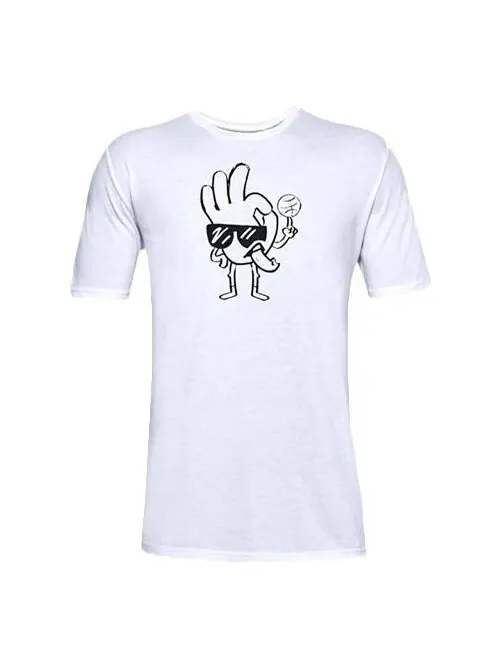 Футболка men's sc30 freehand eddy basketball sports short sleeve white Under Armour — изображение 1 из 1, белый