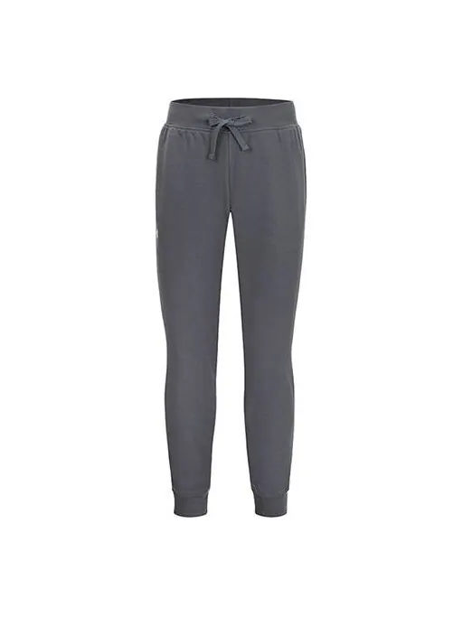 Брюки rival cotton joggers 'pitch grey' Under Armour — изображение 1 из 4, серый
