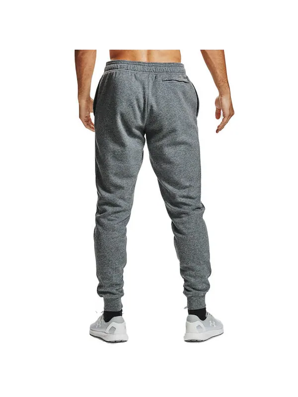 Брюки rival fleece joggers 'grey' Under Armour — изображение 4 из 4, серый