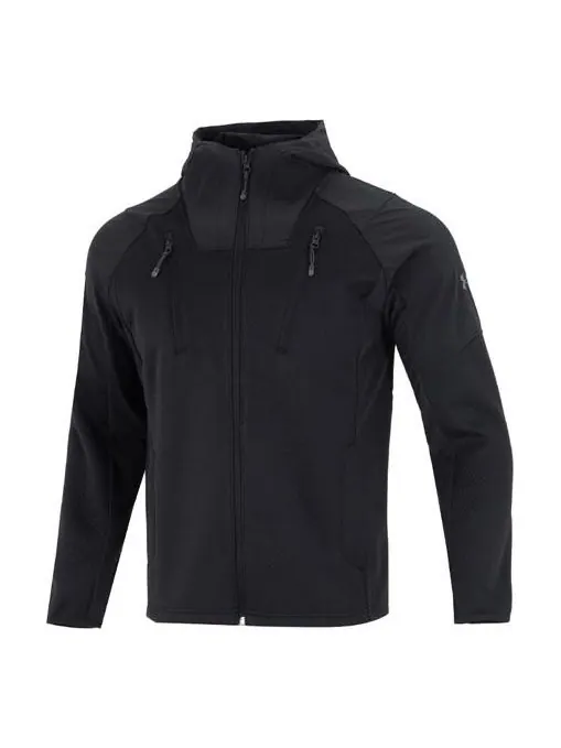 Куртка rush swacket jacket 'black' Under Armour — изображение 1 из 2, черный