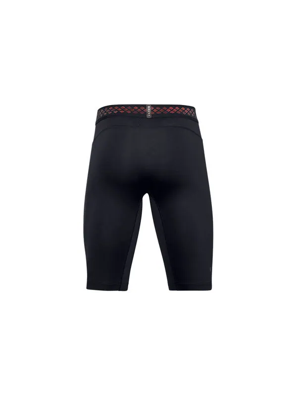 Шорты rush heatgear 2.0 long shorts 'black' Under Armour — изображение 2 из 4, черный