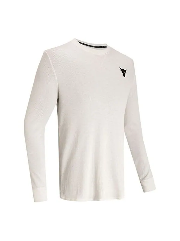 Толстовка crew-neck long sleeve pullover men's white Under Armour — изображение 1 из 2, белый