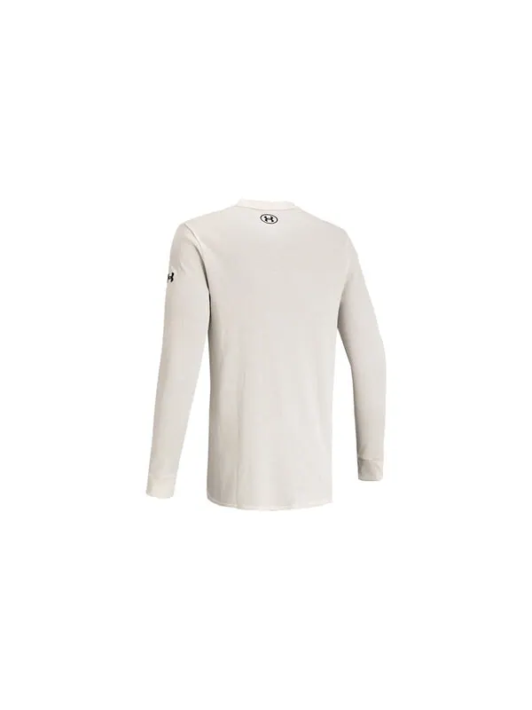 Толстовка crew-neck long sleeve pullover men's white Under Armour — изображение 2 из 2, белый