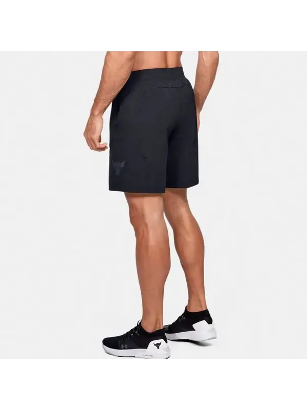 Шорты project rock unstoppable shorts 'black' Under Armour — изображение 3 из 4, черный