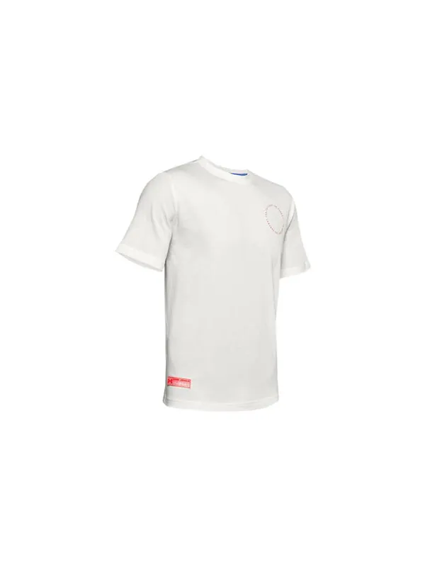 Футболка summit graphic t-shirt 'white' Under Armour — изображение 2 из 4, белый