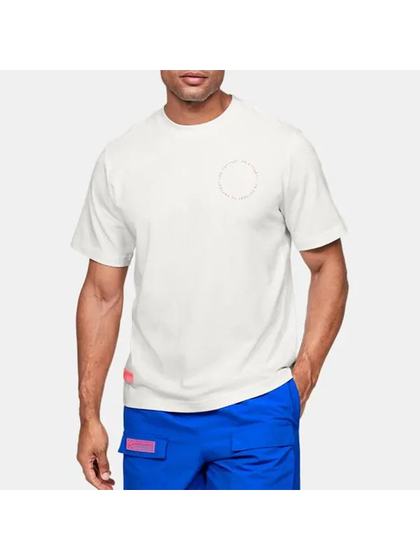 Футболка summit graphic t-shirt 'white' Under Armour — изображение 3 из 4, белый