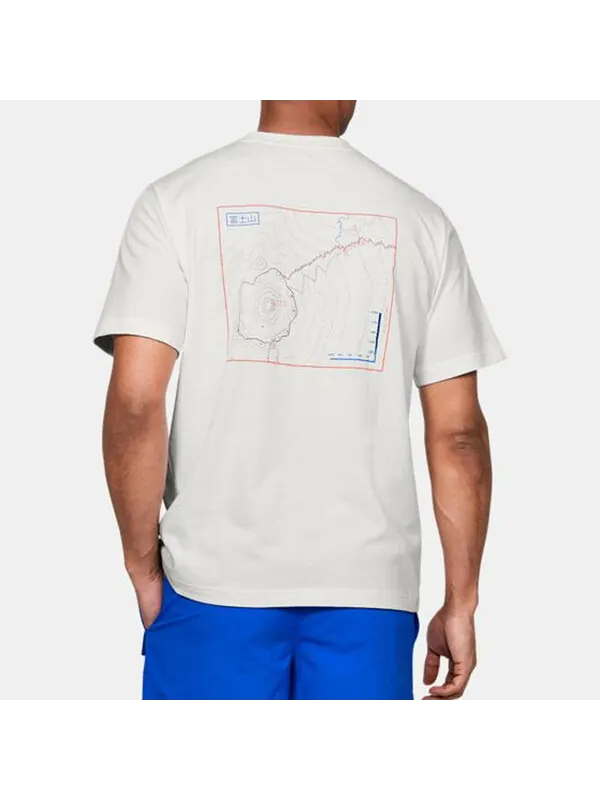 Футболка summit graphic t-shirt 'white' Under Armour — изображение 4 из 4, белый