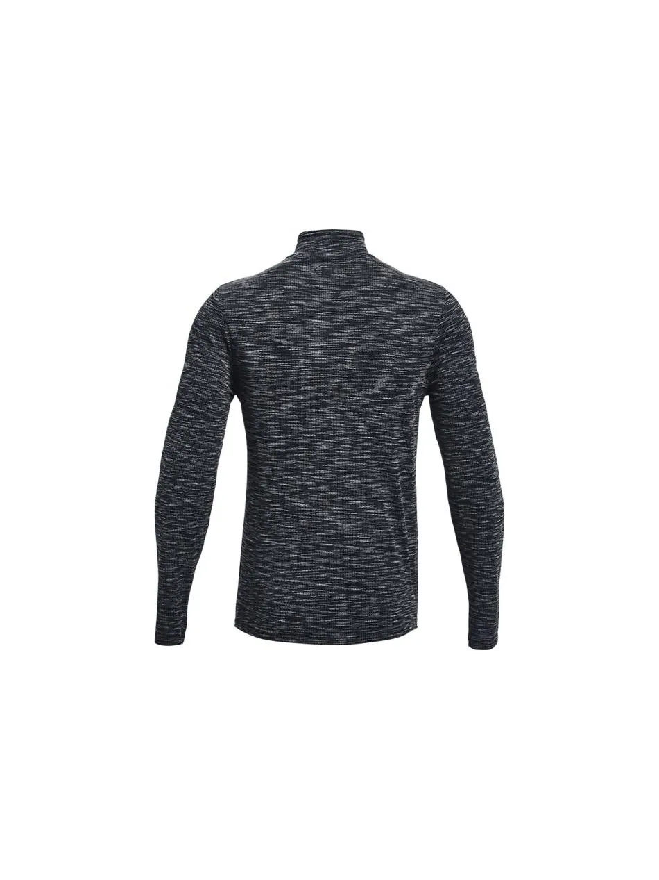 Спортивный топ Under Armour Seamless 1/2 Zip Top 'Grey Black' 1359875-012 — изображение 2 из 5, серый черный
