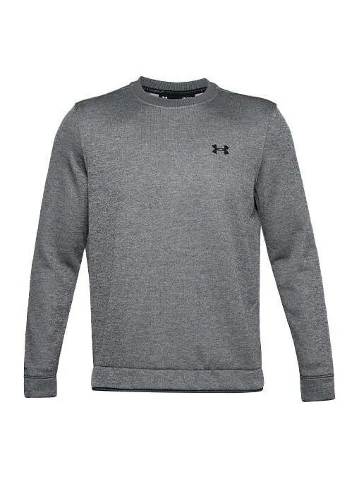Свитер sweaterfleece crew 'grey' Under Armour — изображение 1 из 2, серый
