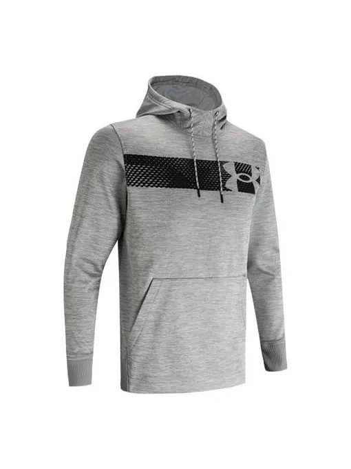Толстовка men's af bar logo training sports gray Under Armour — изображение 1 из 2, серый