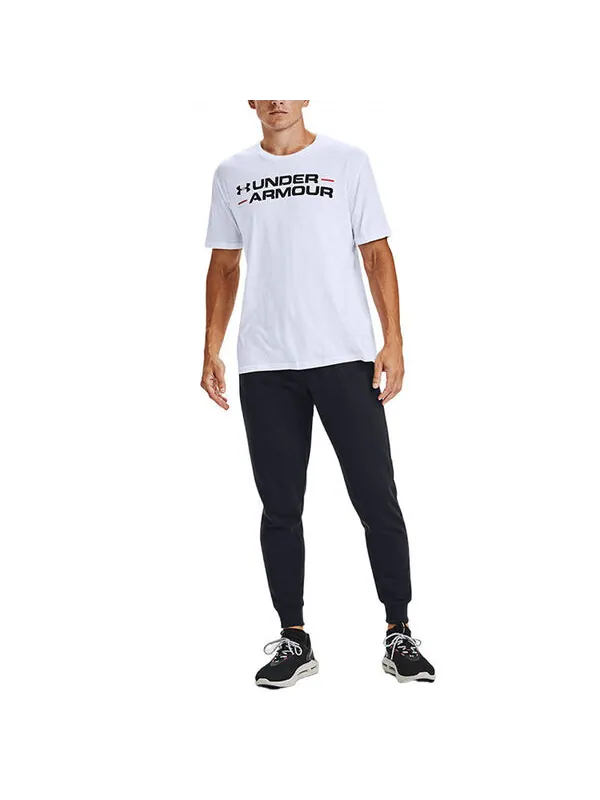 Брюки rival wordmark jogger fleece pants 'black' Under Armour — изображение 3 из 4, черный