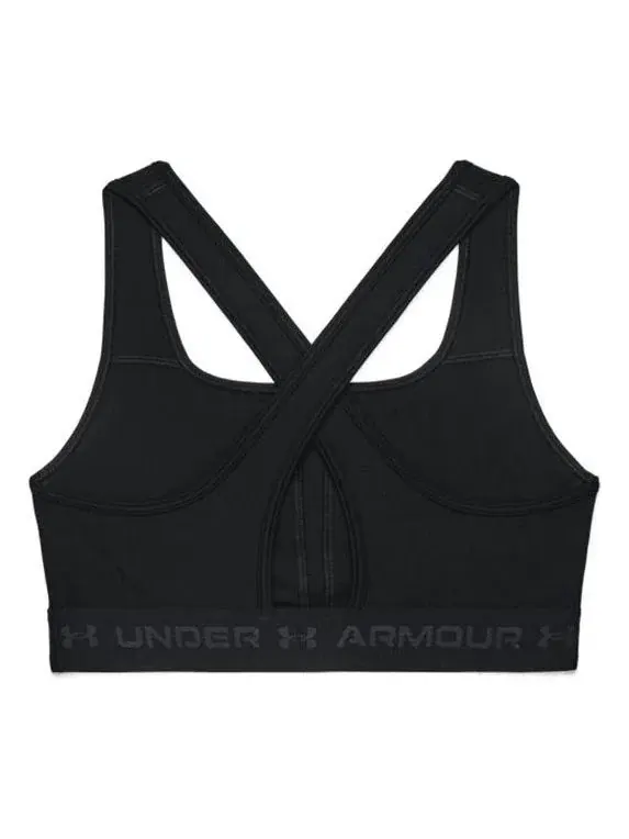 Спортивный бюстгальтер Under Armour Crossback Mid — изображение 2 из 4, черный