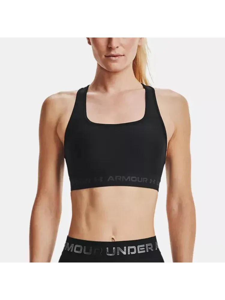 Спортивный бюстгальтер Under Armour Crossback Mid — изображение 3 из 4, черный