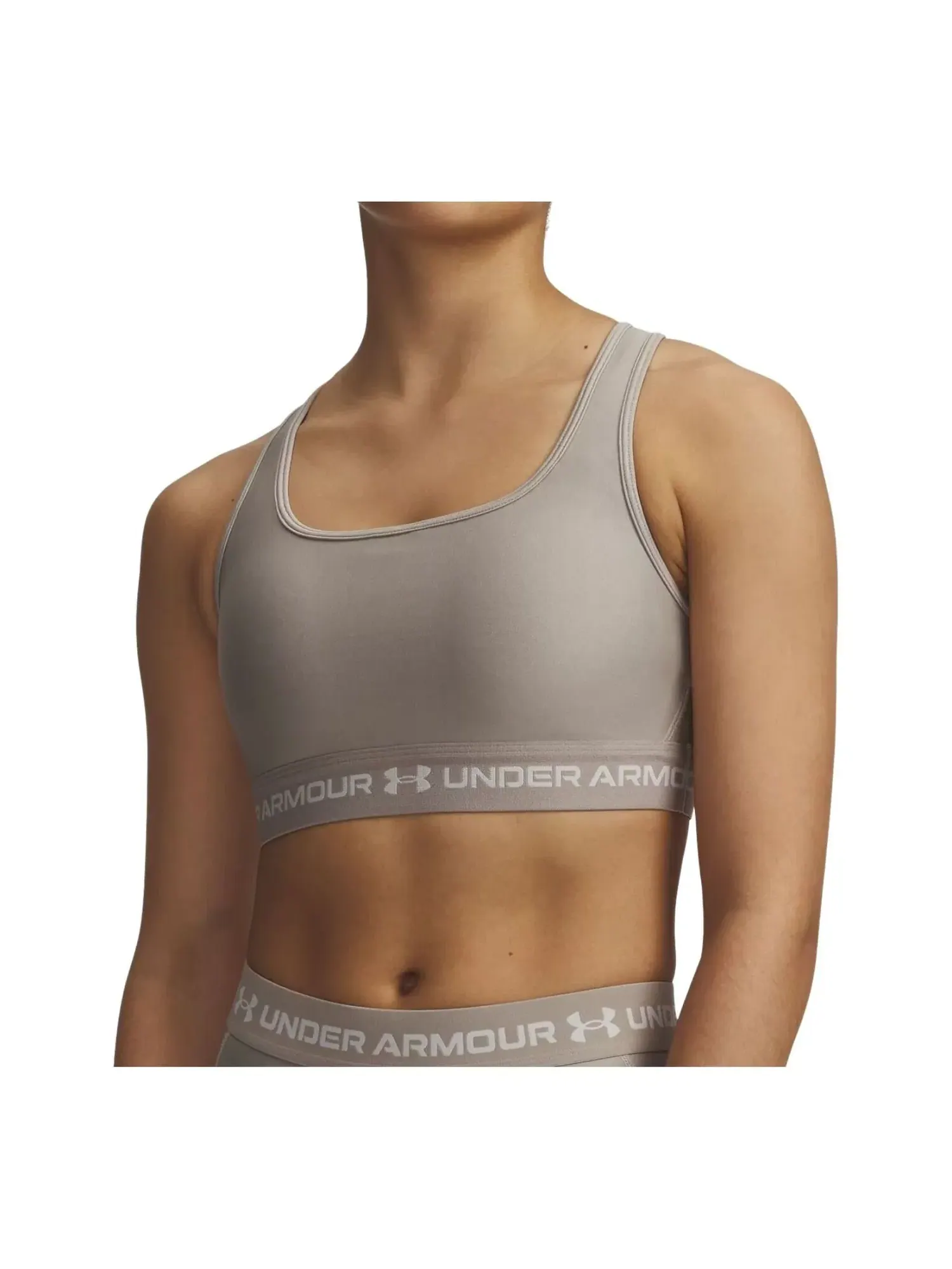 Спортивный бюстгальтер Under Armour Crossback Mid — изображение 1 из 2, серый