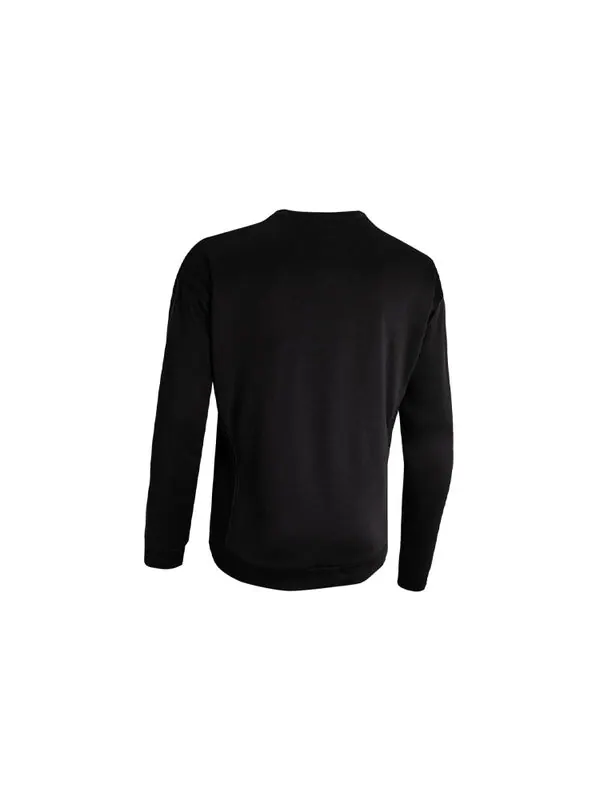 Толстовка rival terry taped crew 'black' Under Armour — изображение 2 из 2, черный