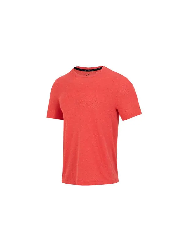 Футболка rush seamless t-shirt 'red' Under Armour — изображение 2 из 3, красный