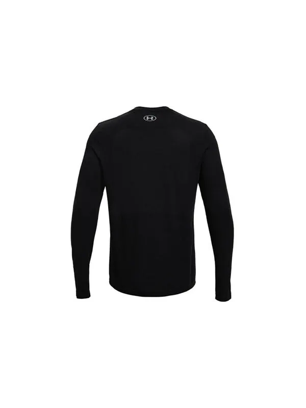 Футболка seamless long sleeve t-shirt 'black' Under Armour — изображение 2 из 4, черный