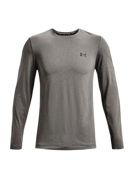 Толстовка rush seamless logo Under Armour — изображение 1 из 4, темный серый