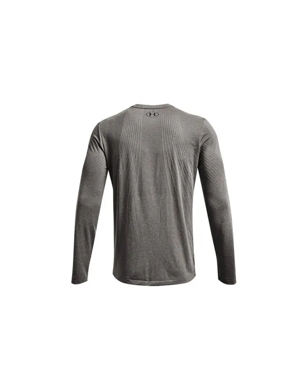 Толстовка rush seamless logo Under Armour — изображение 2 из 4, темный серый