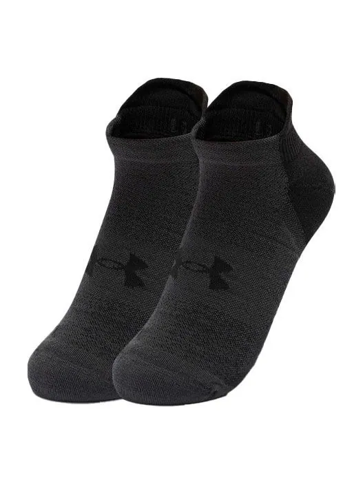Носки Under Armour Armour Dry Run No Show Short Socks 'Black Jet Grey'