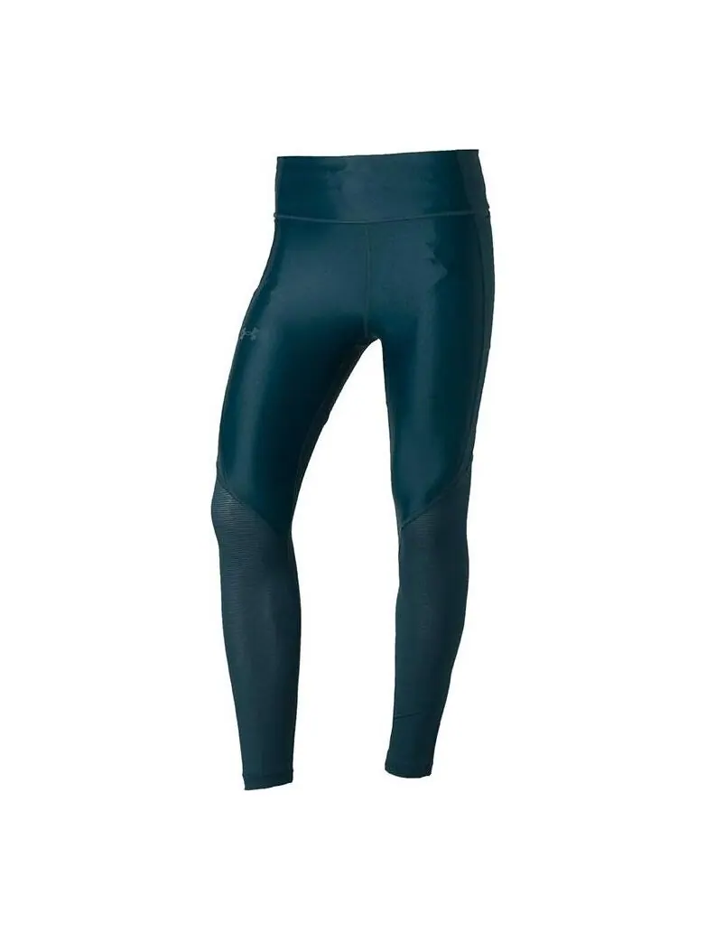 Леггинсы (WMNS) Under Armour Iso-Chill Run 7/8 Leggings 'Dark Green' — изображение 1 из 5, зеленый
