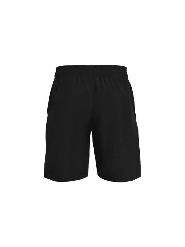 Шорты woven graphic wordmark shorts 'black' Under Armour — изображение 2 из 2, черный